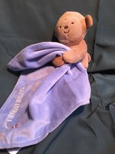 Carter's Child of Mine CAPTAIN ADORABLE Monkey Rattle Security Blanket Lovey