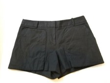 BCBG Max Azria Bruna Shorts Black Mid Rise Large pockets zip fly medium