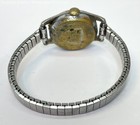 Vintage Topol Swiss Made Silver Tone Black & Gold Dial Ladies Watch 25.8g — photo 2