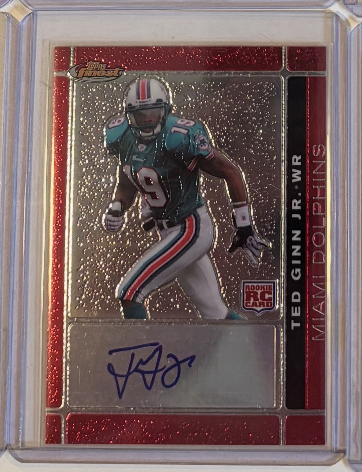 Ted Ginn Jr. Finest #130 Autograph