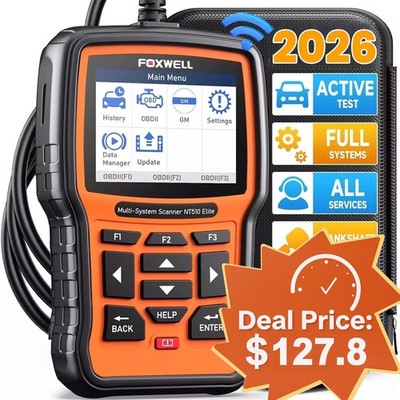 Foxwell NT510 Elite For GM All System Bidirectional Car OBD2 Scanner Diagnostic