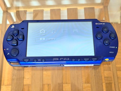 Sony PSP 2001 Madden LIMITED Edition BLUE Console wNEW BATTERY And GTA Vice City