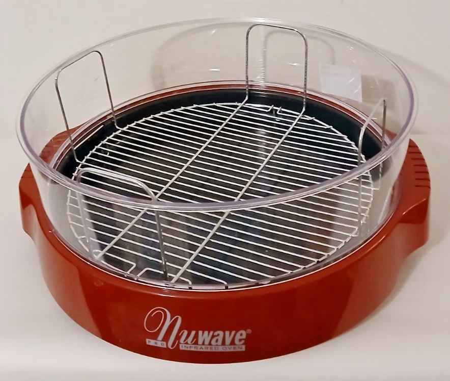 Sistema de Cocina Horno NUWAVE PRO INFRARROJOS Rojo (Canela) con Anillo Extensor 1500W Foto 3 de 4