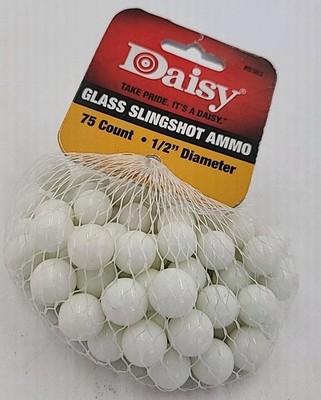 Daisy Slingshot Ammo Glass 1/2in. 75ct.