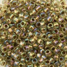 11/0 TOHO ROUND Gold Lined Rainbow Light Jonquil Seed Bead 8g 