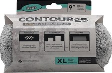 9" Axus Decor Contour 25  Extra Rough Surface Paint Roller Sleeve 25mm Pile