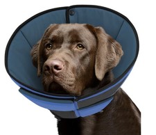 NEW Soft Dog Recovery Reflective Cone Collar After Surgery Adjustable, Large