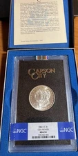 1882-CC Morgan Silver Dollar GSA Holder NGC MS65+ Plus