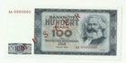 DDR 1964 100 Mark-original sample note uncirculated