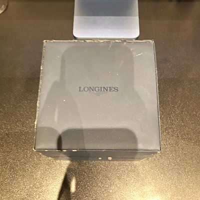 Longines Single Watch Presentation Box Gray/Red Insert Paper/Cardboard 1-3