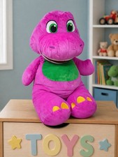 2024 Large Jumbo Plush 24  Barney Purple Dinosaur Stuffed Animal JTG12