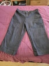 Capris de mezclilla para mujer ST JOHN’S BAY azul/oscuro - talla 10 nuevo con etiquetas
