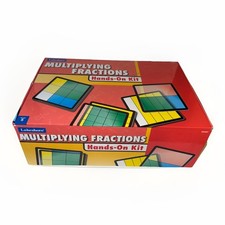 Lakeshore Multiply Fractions Hands-On Kit Grade 5 Math Learning Educational Toy