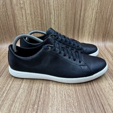 Cole Haan Men's Grand Crosscourt II Black Leather Sneakers Size 9 M