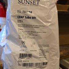Sunset Healthcare Hose TUB08 CPAP Tube 8ft ~ NEW SEALED 