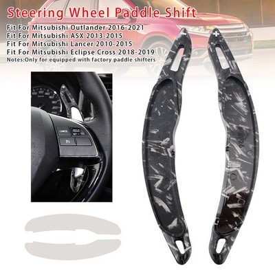 Steering Wheel Paddle Shifter Extension For Mitsubishi Outlander Black