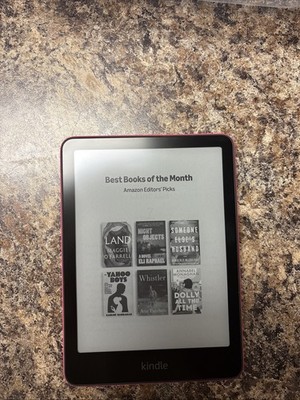 Amazon Kindle Paperwhite  Generation 12, 16GB 7-inch Raspberry Pink, Glare-free