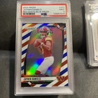 2024 PANINI PRIZM RED/WHITE/BLUE PRIZM #347 JAYDEN DANIELS ROOKIE RC PSA 9 Mint