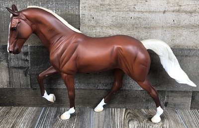 2012 Peter Stone Gunn Chestnut Tennessee Horse Model Toy LE 1 of 8