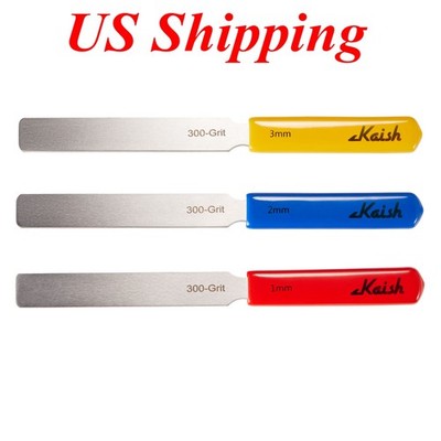 Diamond Abrasive Fret Crowning File 300-Grit Double Edged Fret Crown File