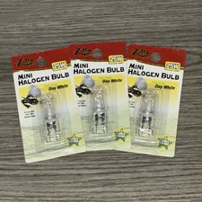  3 Pack Zilla Mini Halogen Bulb, Day White, 25 Watt