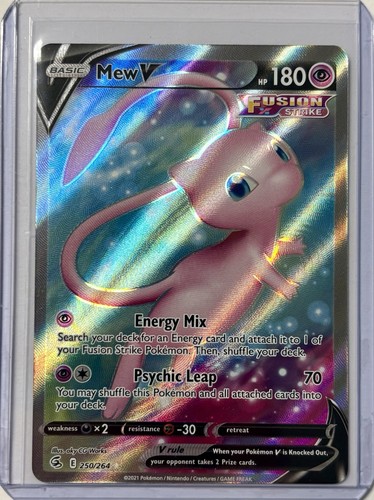 Mew V (250/264) Full Art Ultra Rare - Pokemon Fusion Strike (2021)