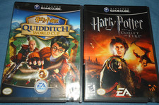 2X GAMECUBE GAMES-HARRY POTTER AND THE GOBLET OF FIRE + QUIDDITCH WORLD CUP!