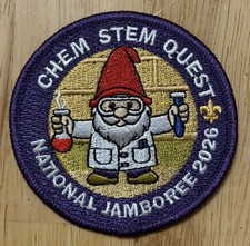 2026 NATIONAL JAMBOREE BSA - CHEM STEM QUEST PURPLE BORDER. NEW.