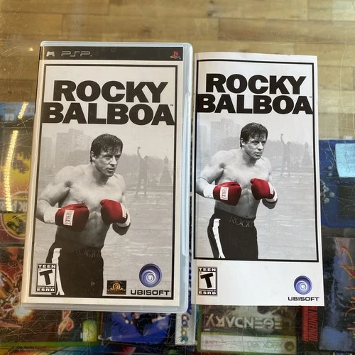 Rocky Balboa Boxing Playstation PSP  CASE & MANUAL ONLY NO GAME