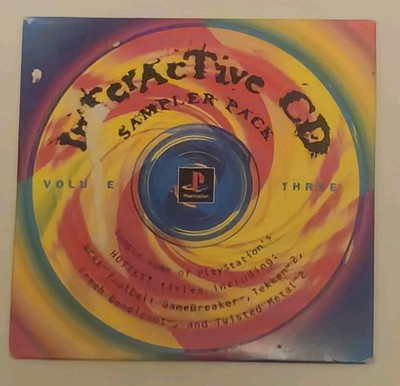 Interactive CD Volume 3 Sampler Pack Demo Disc (Sony Playstation 1, 1996)