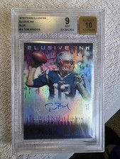 🔥🔥 2018 Panini Illusions Elusive Ink TOM BRADY Auto #d 3/5 Patriots Bgs 9 🔥🔥