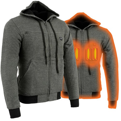 Nexgen Heat 1713 Para hombres 'Fiery' Negro CALENTADO Sudadera con Capucha Con Batería - Imagen 10 de 10