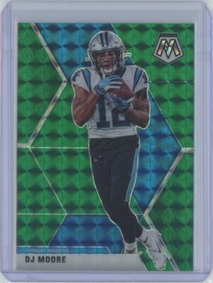 DJ MOORE 2020 Panini Mosaic GREEN Prizm #35 Panthers Bears