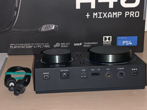 Logitech Astro A40 Mixamp Pro Tr Only + Empty Box w/out Headphone No Cables *See - Picture 4 of 24