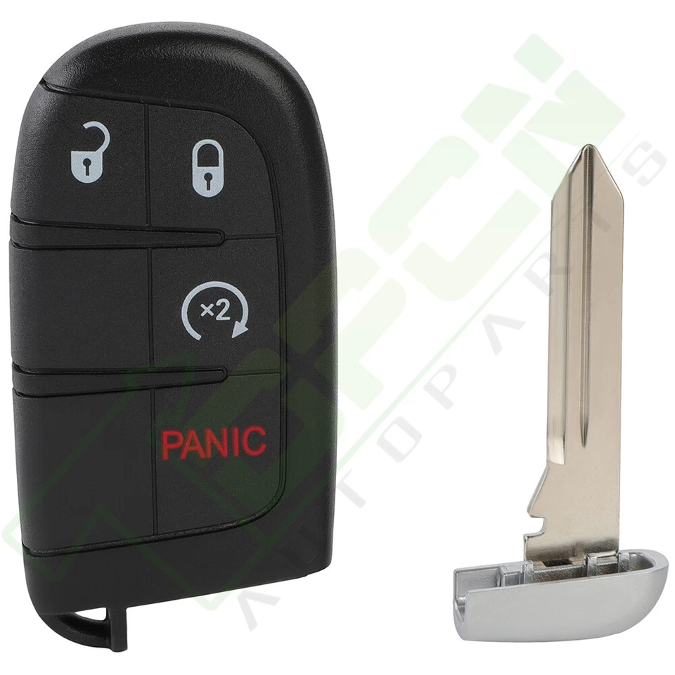 2 For Jeep Grand Cherokee 2014-2019 Keyless Entry Remote Control Car Key Fob - Image 2 of 4