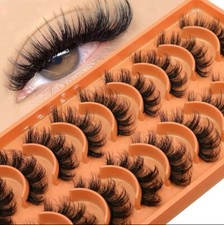 GROINNEYA Reusable False Eyelashes Natural Look