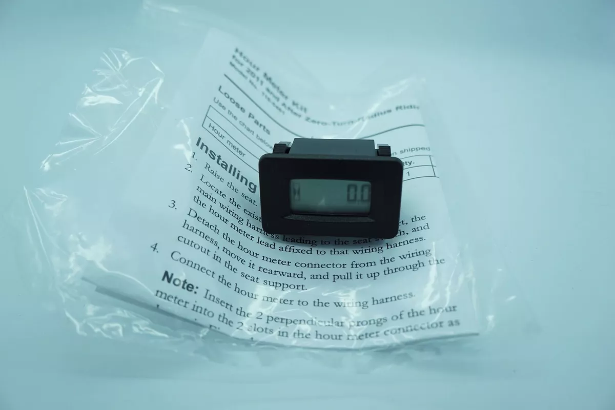 Toro timecutter hour meter hot sale