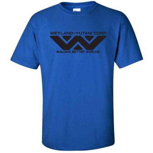 Weyland Yutani corp T shirt Tee alien sm-5XL available choose color - Afbeelding 1 van 1