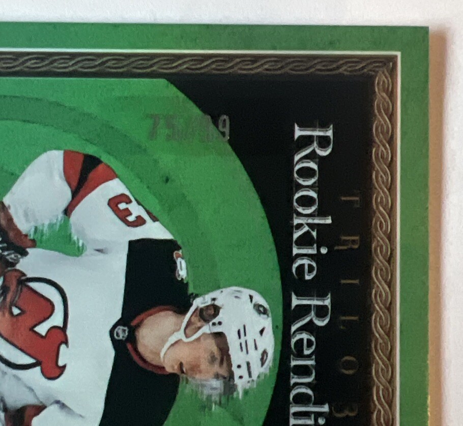 2023-24 Upper Deck Trilogy - Rookie Renditions Luke Hughes #RR-6 Green ...