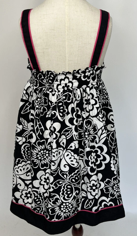 Sophie Rose Girls Sleeveless Sun Dress Size6/6x Floral 100% Cotton Spring Easter - Image 2 of 4