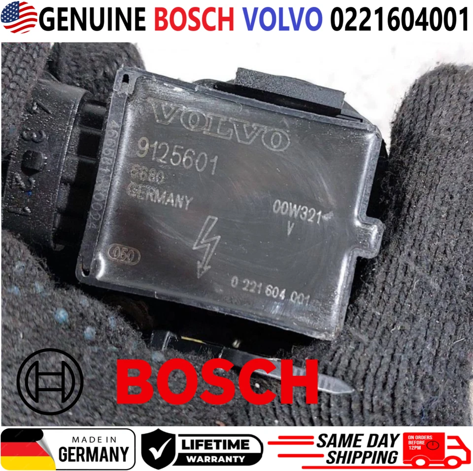 Bobinas de encendido originales Bosch x5 para 1999-2009 Volvo C70 S60 S70 80 V70 XC70 XC90 Foto 3 de 4