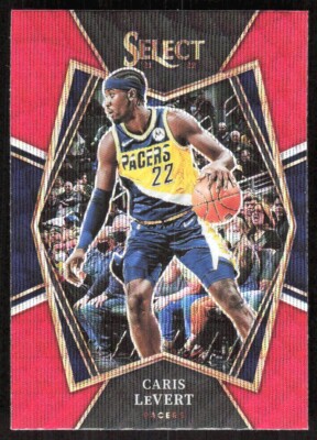 2021-22 9984E Panini Select RED WAVE PRIZM Caris LeVert Indiana Pacers #136