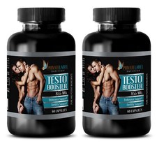Energy, Stamina, Endurance - TESTO BOOSTER 855mg - Muscle 2 Bottle 120 Capsules