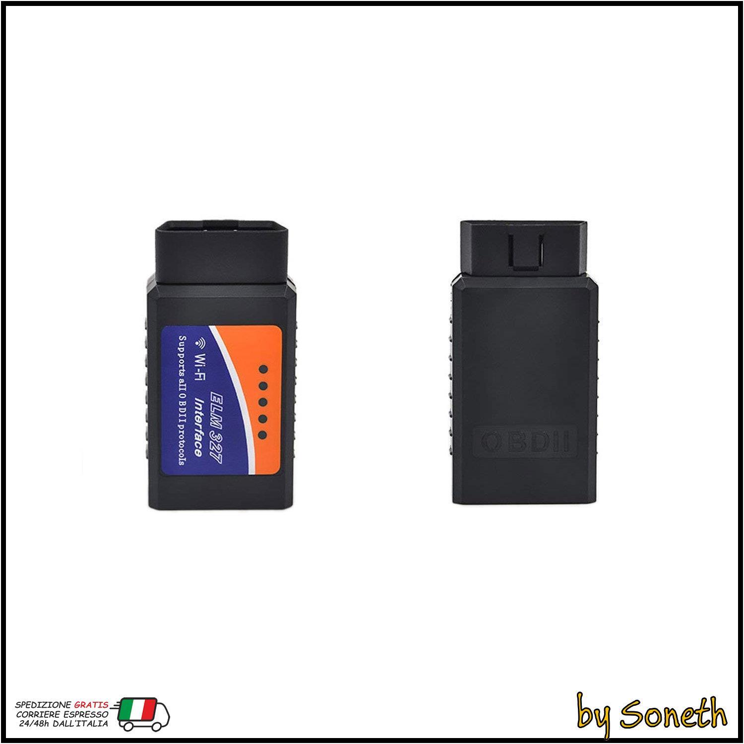 ELM327 OBD2 OBDII SCANNER PER DIAGNOSI AUTO MOTO CAMION BLUETOOTH IOS ANDROID PC - Miniatura 3
