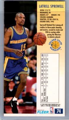 1993-94 Jam Session #74 Latrell Sprewell | eBay