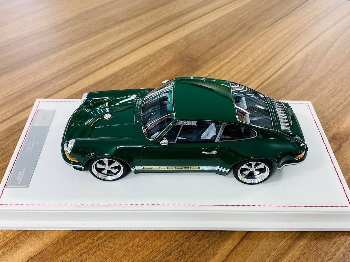 Ivy Model Porsche 911 Singer – 1/18 Resin, Irish Green/White