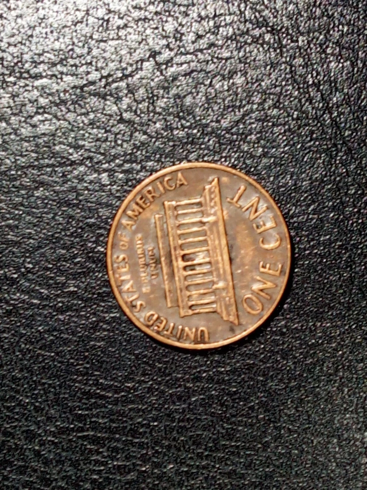 Mint Error DDO 1971 D Denver Lincoln Cent  1c Penny Two Tone Red Brown - Image 4 of 4