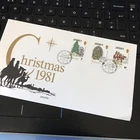 Jersey Stamps FDC First Day Cover 1981 CHRISTMAS  Unaddressed