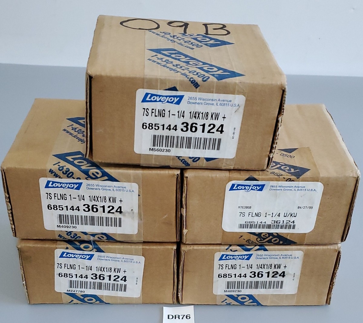 NEW SEALED* [5] Lovejoy 685144 36124 7S FLNG 1-1/4