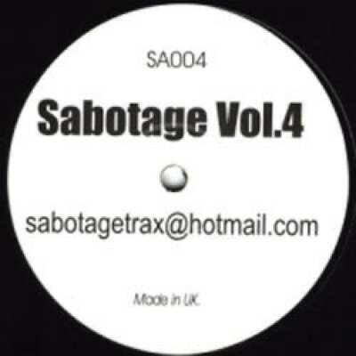 Sabotage Trax - Sabotage Vol.4 12'' Vinyl Schallplatte 0